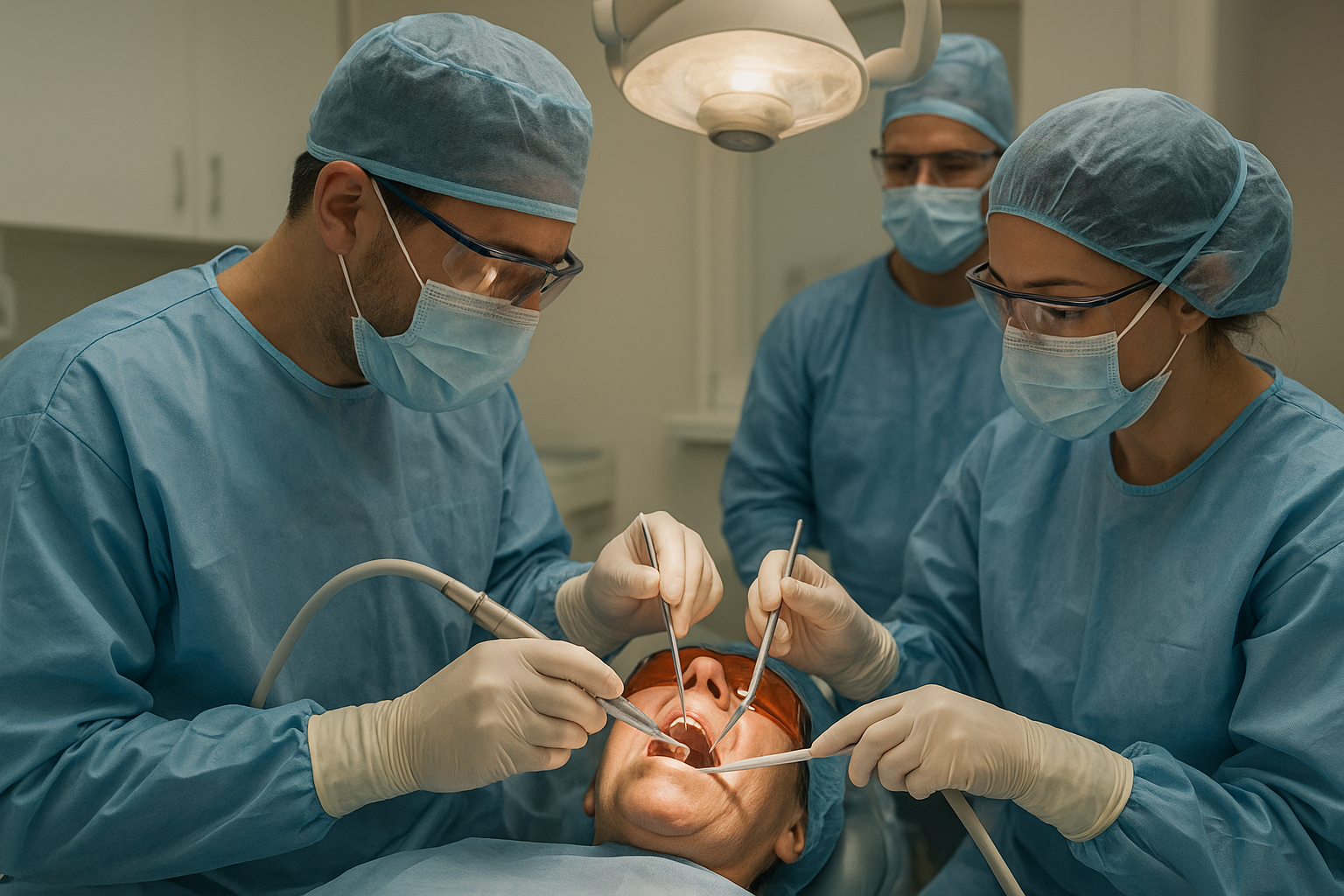 Equipo profesional en dentista Pino Montano