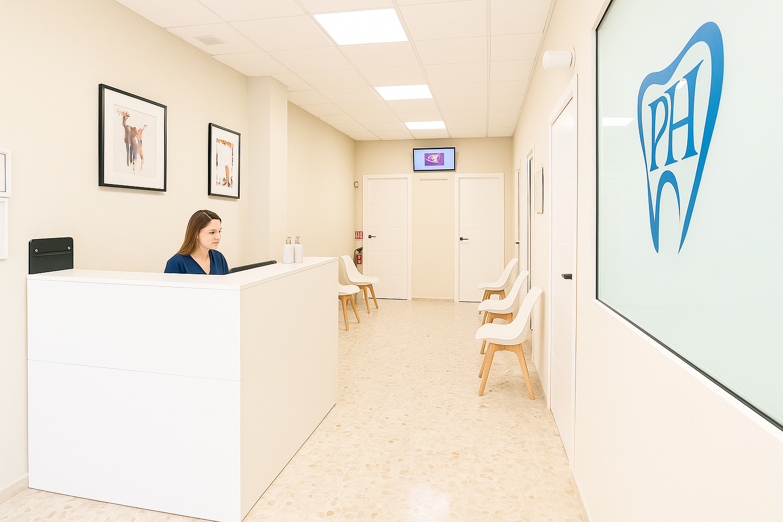 Entrada Clínica Dental Pacheco Hidalgo en Pino Montano, Sevilla